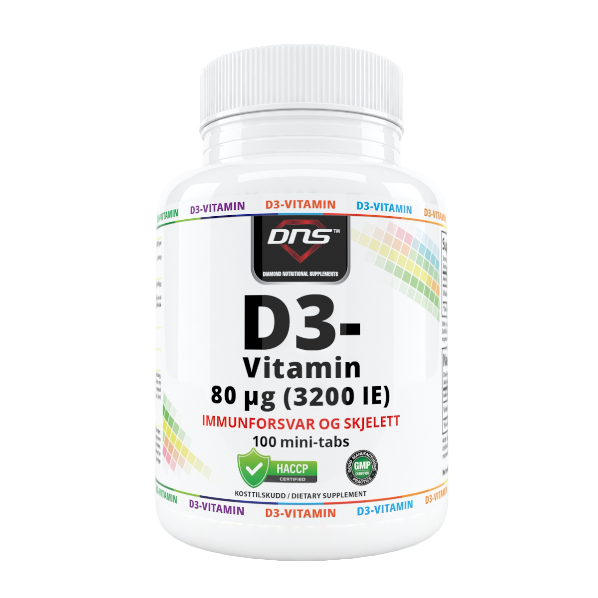 DNS D3-vitamin 80 mcg produktbilde