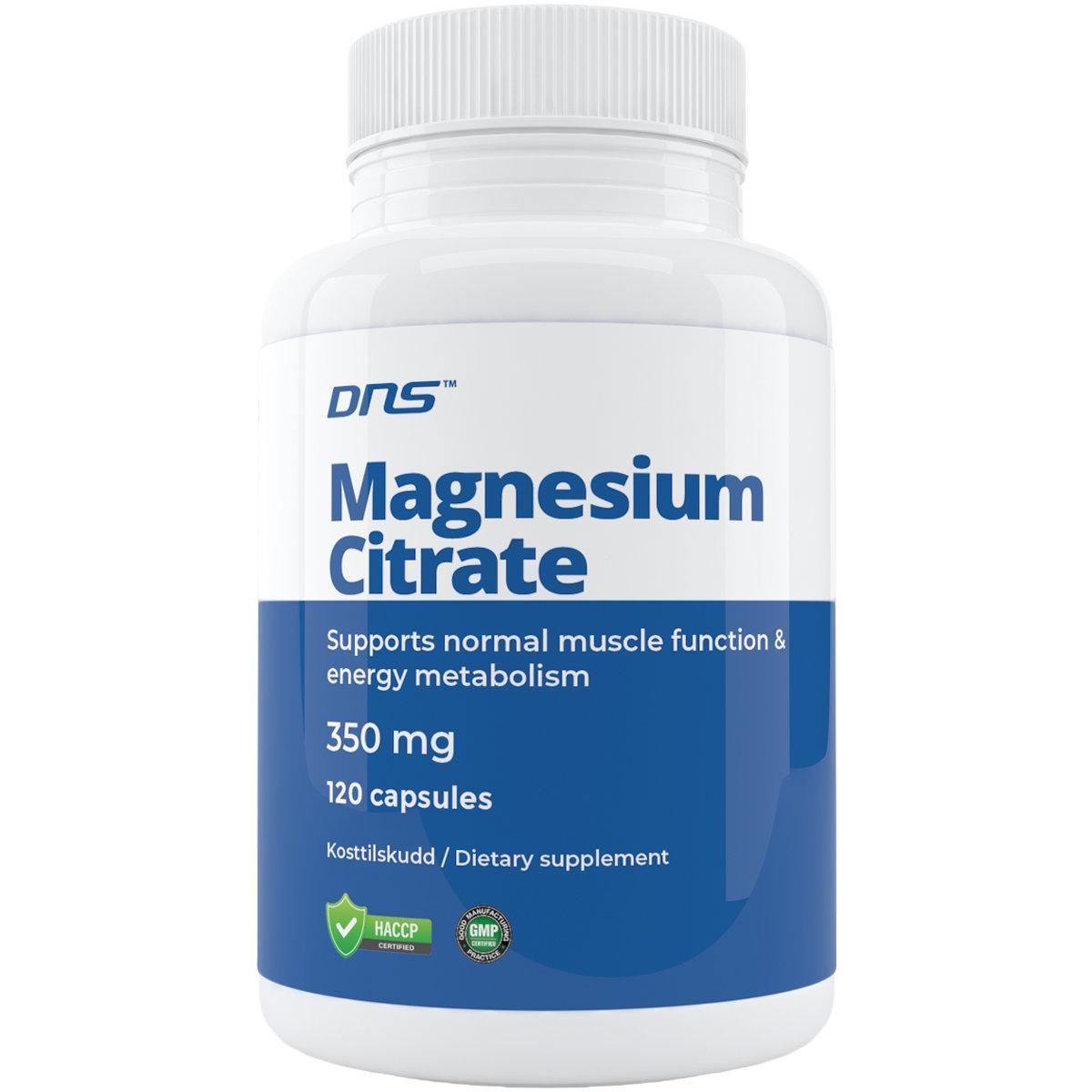DNS Magnesium Citrate 120 kapsler fra Kost1
