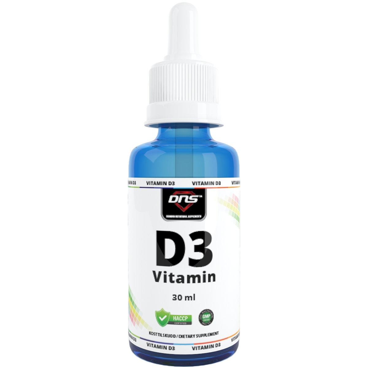 DNS Flytende Vitamin D3-dråper 30 ml produktbilde