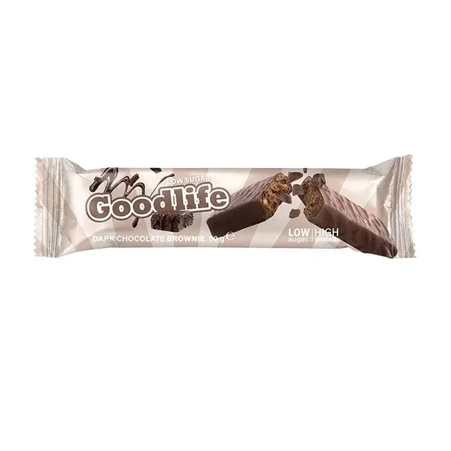 Goodlife Proteinbar Low Sugar 50 g Dark Chocolate Brownie produktbilde