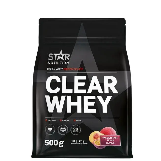 Star Nutrition Clear Whey 500 g Passionfruit Peach produktbilde